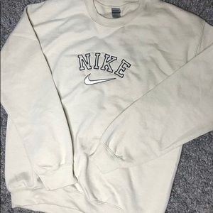 Brand new vintage white Nike hoodie